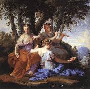 LE SUEUR, Eustache The Muses: Clio, Euterpe and Thalia china oil painting artist